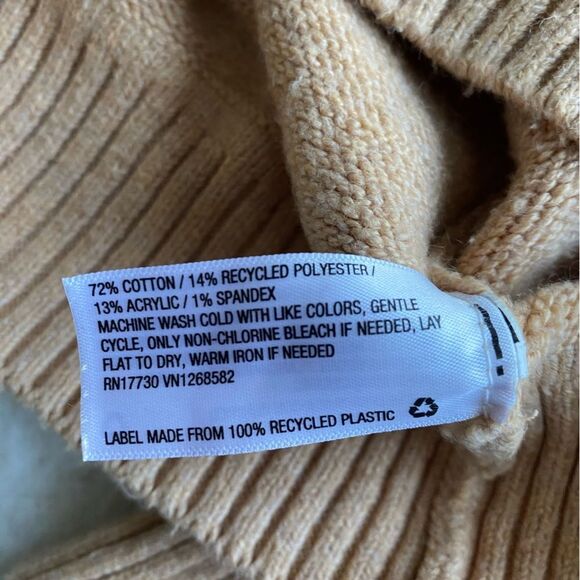 Universal Thread Tan Quarter-Zip Sweater Size Small - Picture 5 of 8